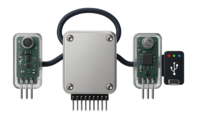 Embedded system kit with a microcontroller, sensors, and programming interface for educational purposes