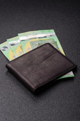 Paper money, euro notes, cash for savings and investments. Euro paper cash