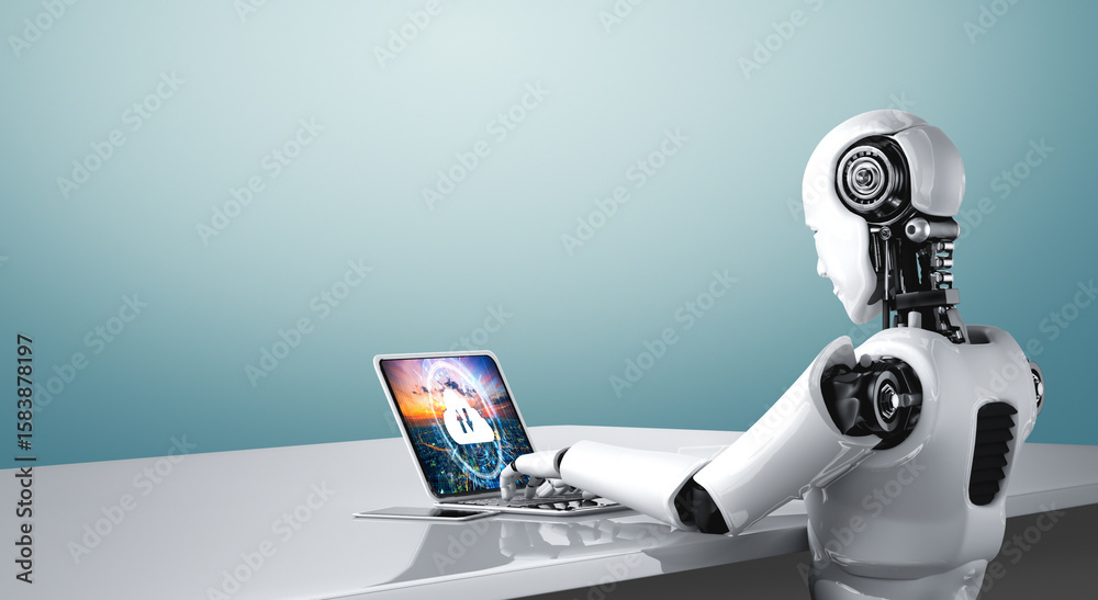 Poster cloud computing software for modish remote work and personal data storage