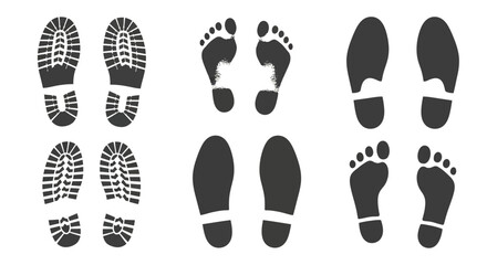 Footprint Variations Exploring Different Types of Sole Impressions for Design Inspiration