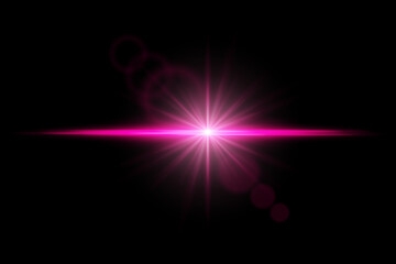 Intense bright flare burst with radial beams and lens reflection. Central explosion of light on dark background.