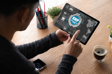 ERP enterprise resource planning software for modish business to plan the marketing strategy