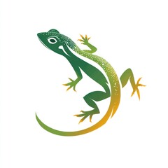Stylized lizard graphic