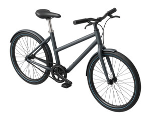 Commuter bike with a low frame and quick-release seat post clamp