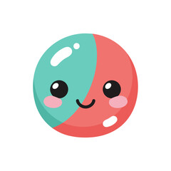 Beach Ball – Jelly Candy Vector Icon from Set01