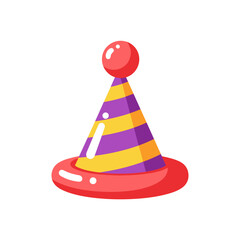 Party Hat – Jelly Candy Vector Icon from Set02