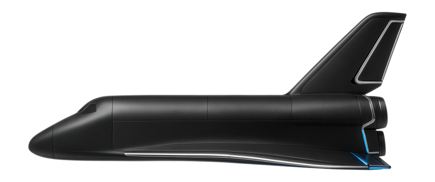 Shuttle wings with leading-edge reinforced carbon-carbon panels