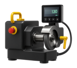 External cylindrical grinder with an integrated measuring system for quality control in precision engineering workshops