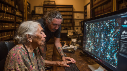 Concept of using technology for cultural preservation and linguistic research.