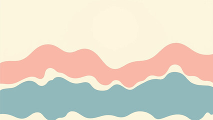 Abstract Wavy Design. Colorful wavy pattern background. Vector illustration.