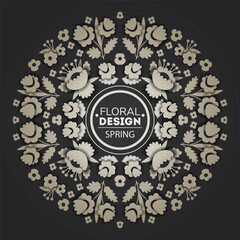 Vintage abstract backgrounds, save the date floral invitations, Wildflowers frames. Flower Silver greeting card with paper cut blooming flowers design templates for wedding products. Use for package