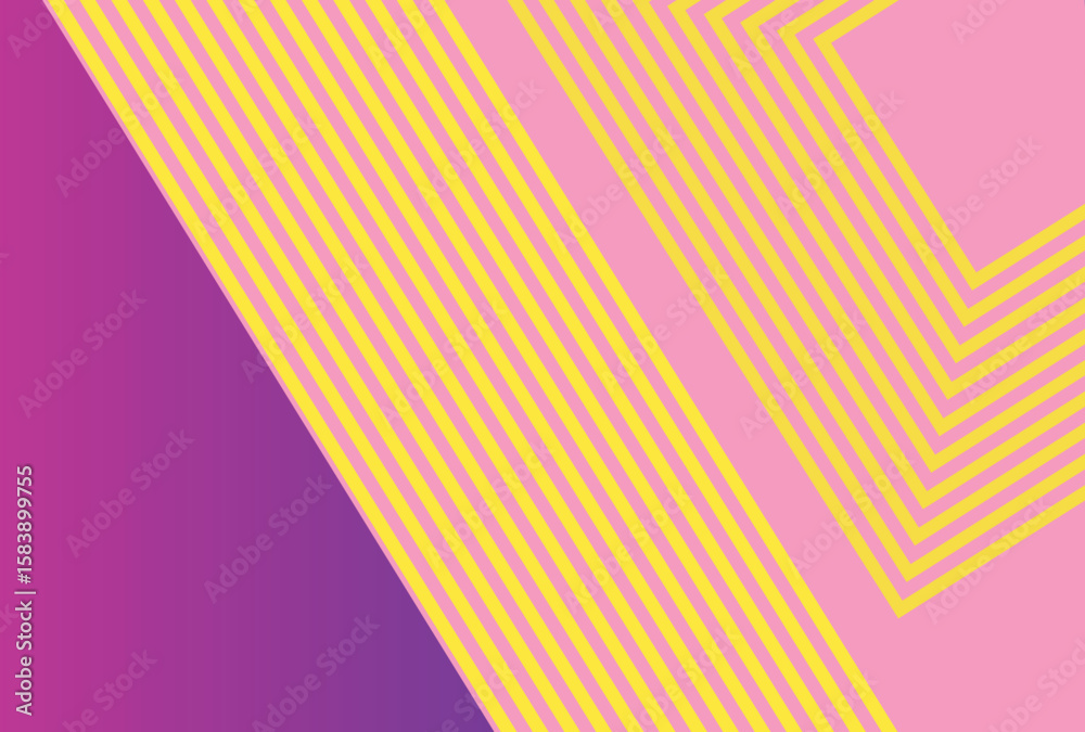 Poster abstract various shapes lines shapes concept design background. abstract colorful diagonal lines bac