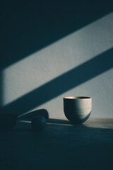 photorealistic ultraminimalist design featuring modern background showcasing interplay between light and shadow in