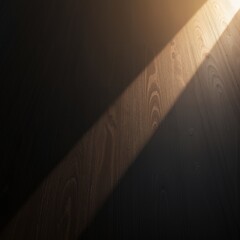 Product presentation template. A close up view of a dark wood floor.