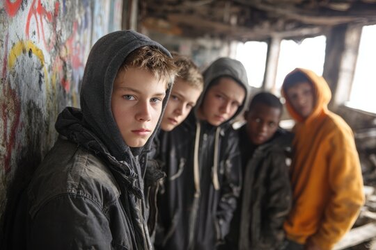 Youth Gangs: A Tale of Teenage Resilience Amidst Violence in an Abandoned Space