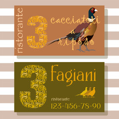 Bissness Card Restaurant