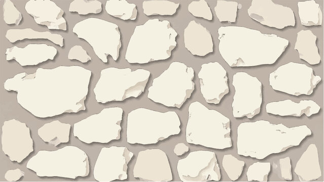 Stone wall background. Texture of old stonework wall. Vector illustration of a stone wall. 
