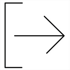 Right Arrow Navigation Line Icon