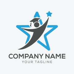 Obraz premium Business team group reaching goal together logo vector design 