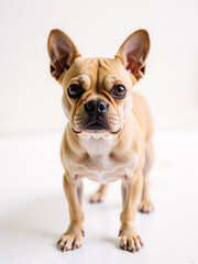 a fawn French Bulldog