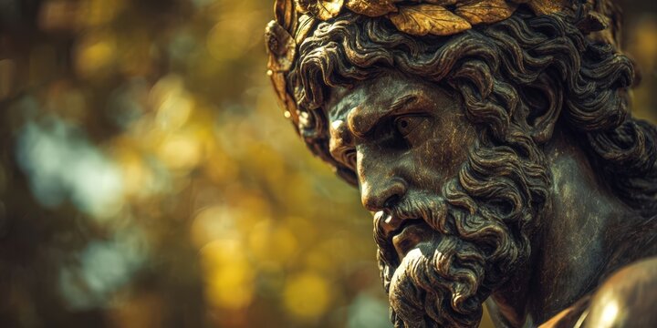 Greek King of Gods Zeus Mount Olympus Mythology - Powered by Adobe