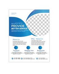 Clearly states the format (editable PSD/AI), style (minimalist, modern), and purpose (corporate business flyer)&mdash;helping both search algorithms and buyers.