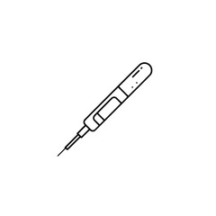 Pregnancy Test Line Illustration: A minimalist line illustration depicts a pregnancy test.  The image evokes a sense of anticipation and the beginning of new life.