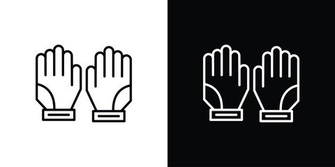 Gloves icon for concept and graphic design. Collection of high quality black style vector icons