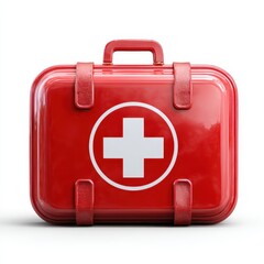 Obraz premium Swiss Cross: Iconic Representation of First Aid and Medical Assistance in Switzerland