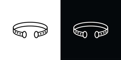 Bracelet icon for concept and graphic design. Collection of high quality black style vector icons