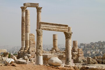 Roman Ruins of Philadelphia in Jordan