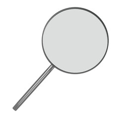 magnifying glass isolated 