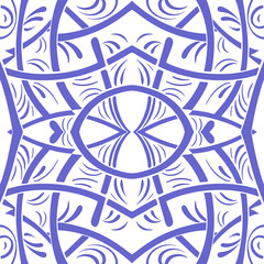 simple seamless abstract blue and white pattern, texture