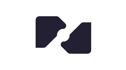 Minimalist Broken Chain Link Icon
