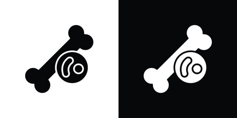 Multiple myeloma icon glyphs vectors. Web flat pack.