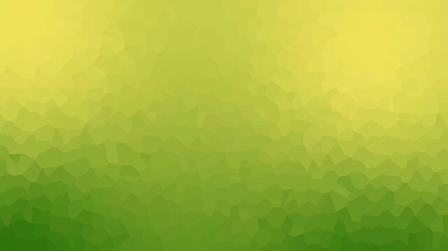 Green and yellow animated gradient background with crystalized texture 4k backdrop