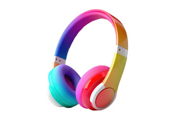 headphones music colorful Bluetooth png transparent