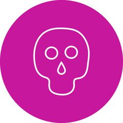 Dead  Pink Circle  Icon Design