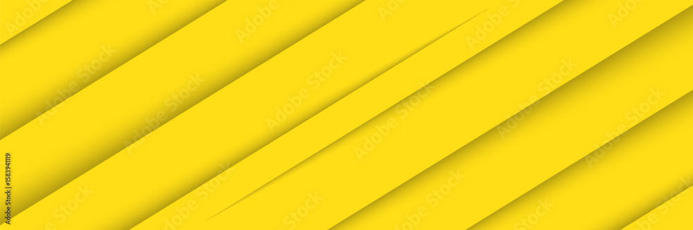 Poster modern abstract yellow background with diagonal line. simple graphic design element. futuristic conc