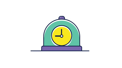 Minimalist Alarm Clock Icon