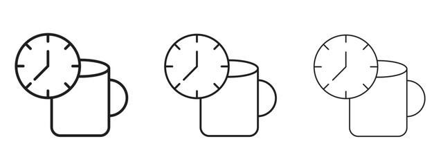 Break icon for Website or Apps Elements, Logo. Pixel vector graphics