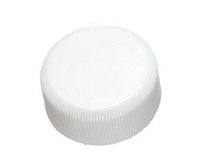 One water bottle cap isolated on white