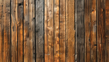 Close up of wall made of wooden planks. Wood plank texture background. Wood panels. Wooden background.