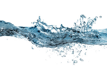 water splash isolated on a white background