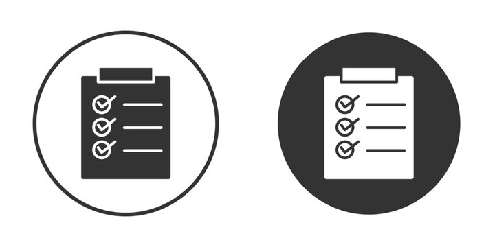 Requirements icon simple solid style concept. Clipart vectors