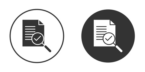 Auditors icon simple solid style concept. Clipart vectors