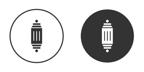 Arabic Lamp icon simple solid style concept. Clipart vectors