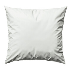 Obraz premium Clean white pillow in pillowcase for sleeping clipart or sticker