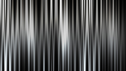 Obraz premium Abstract silver metallic curtain background with vertical reflections 