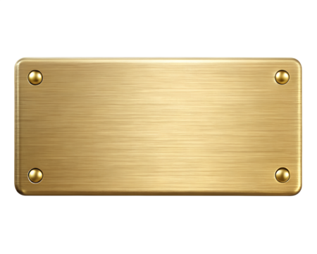 metal plate with screws isolated on white background. PNG Transparent file type with high definition quality And vibrant color grading Available.